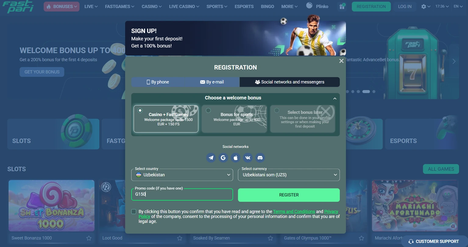 FASTPARI registration